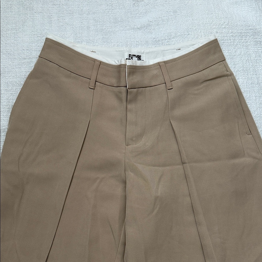 Target Tan Pleated Trousers